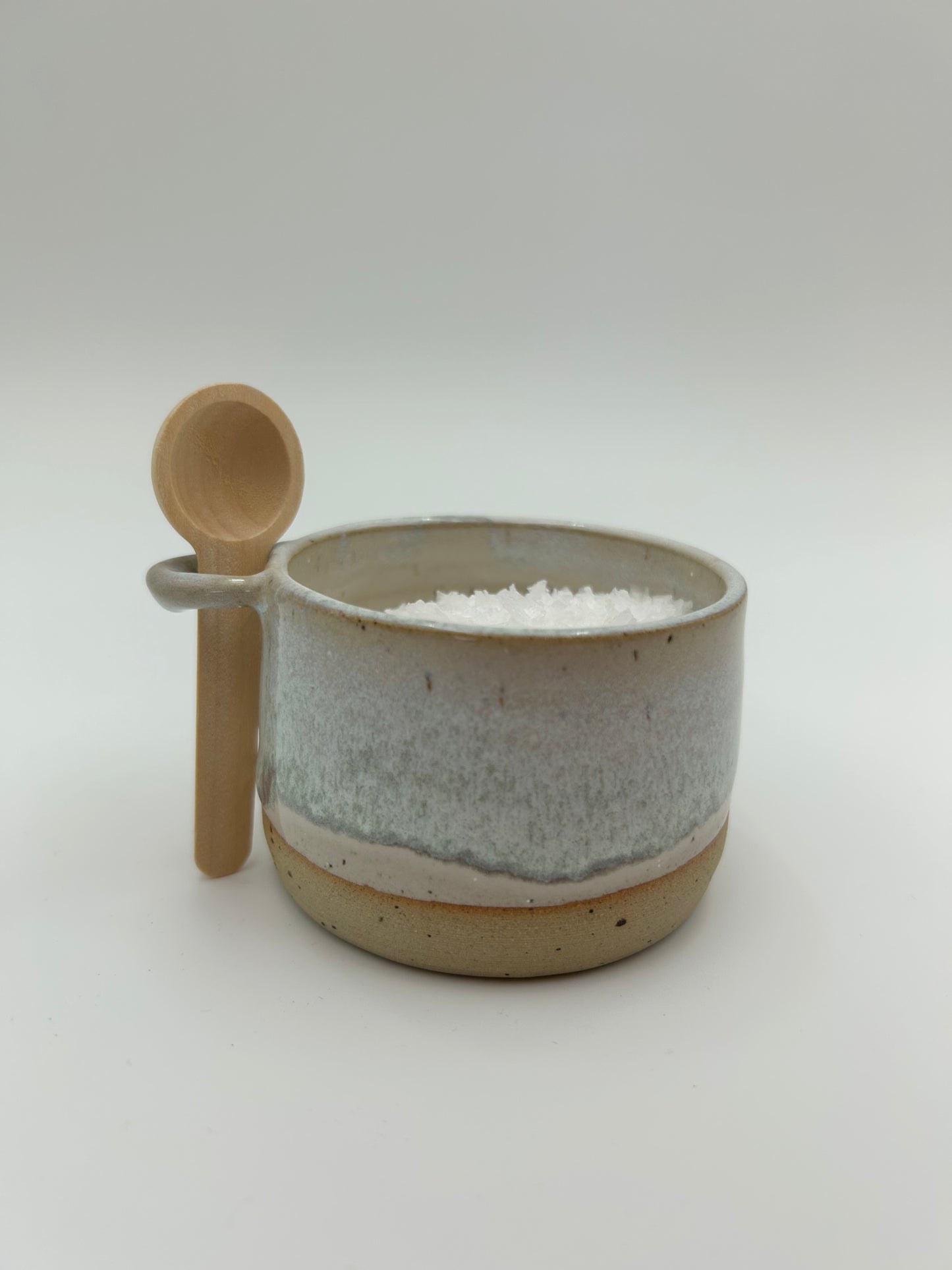 Salt Pot - with spoon slot - Various Colours