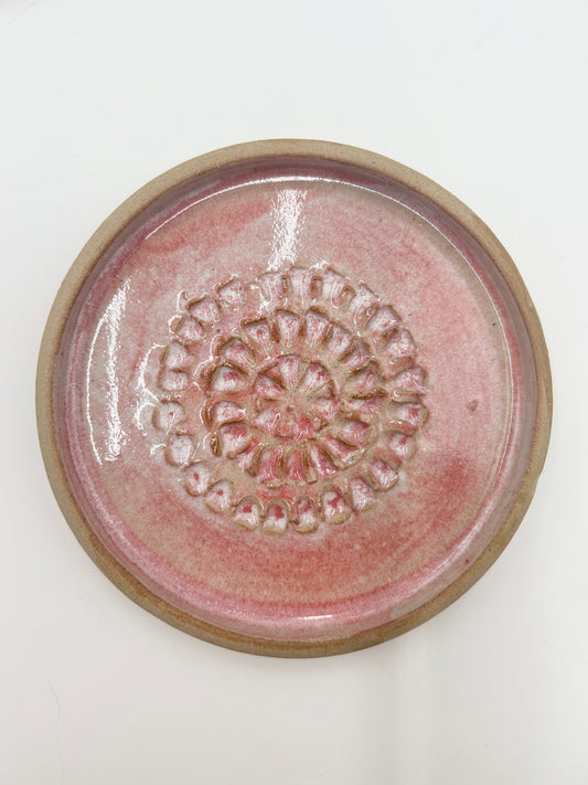 Garlic Grater Plate - Raspberry