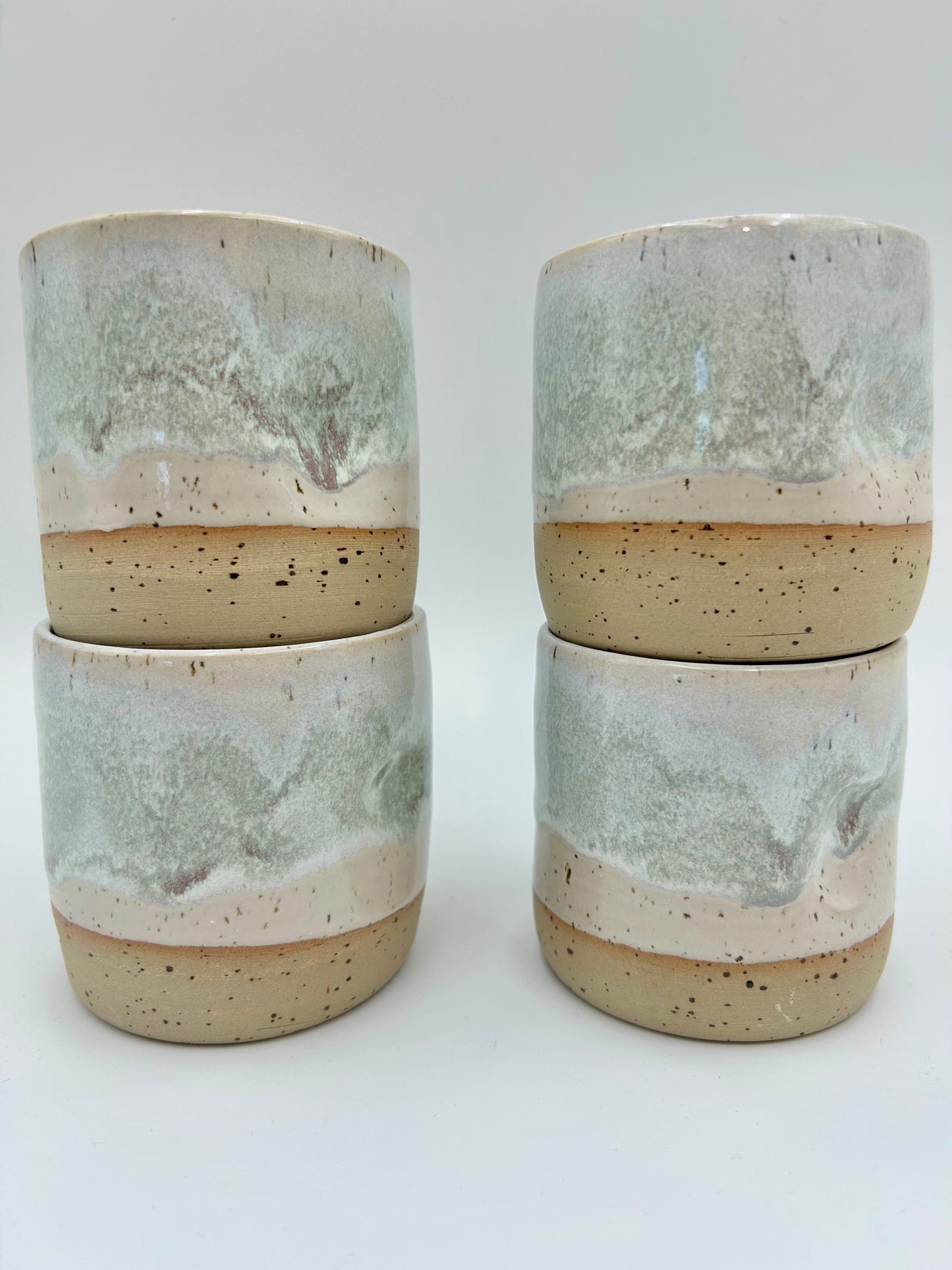Thumb Tumbler - Reactive Glaze - Various Colours