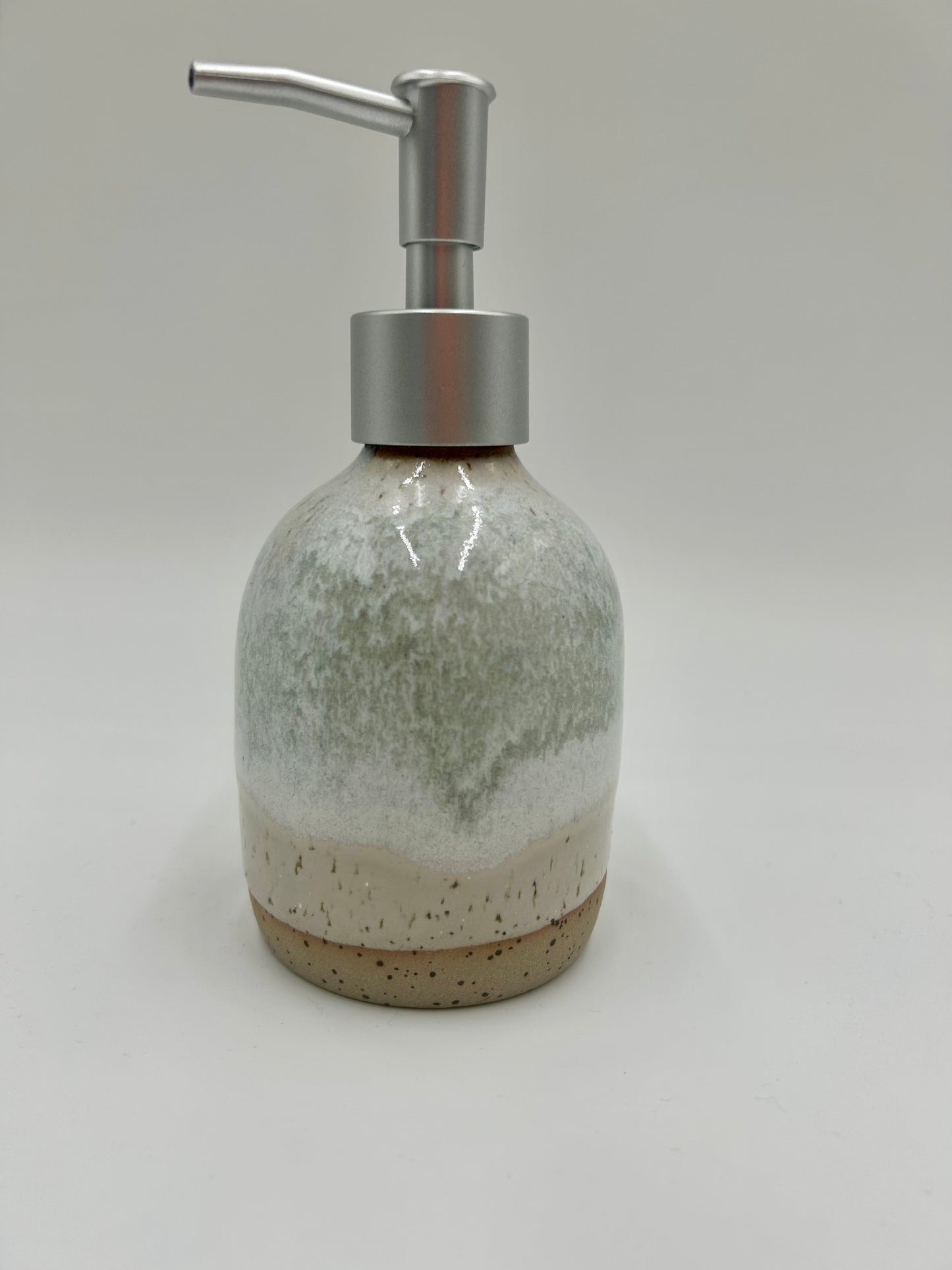 Soap Pump - Sage - Reactive Flowing Glaze - S2