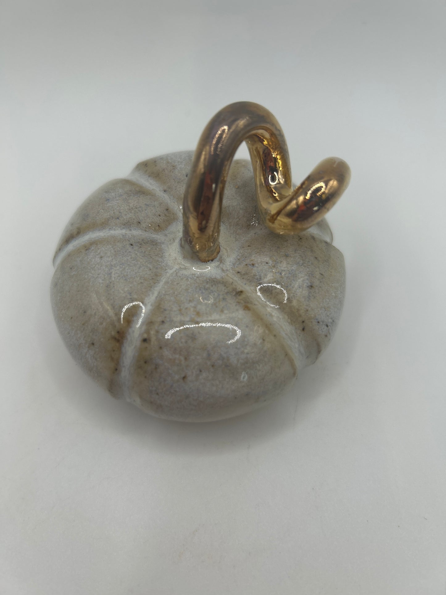Pumpkin #25 - Small Umber and Gold
