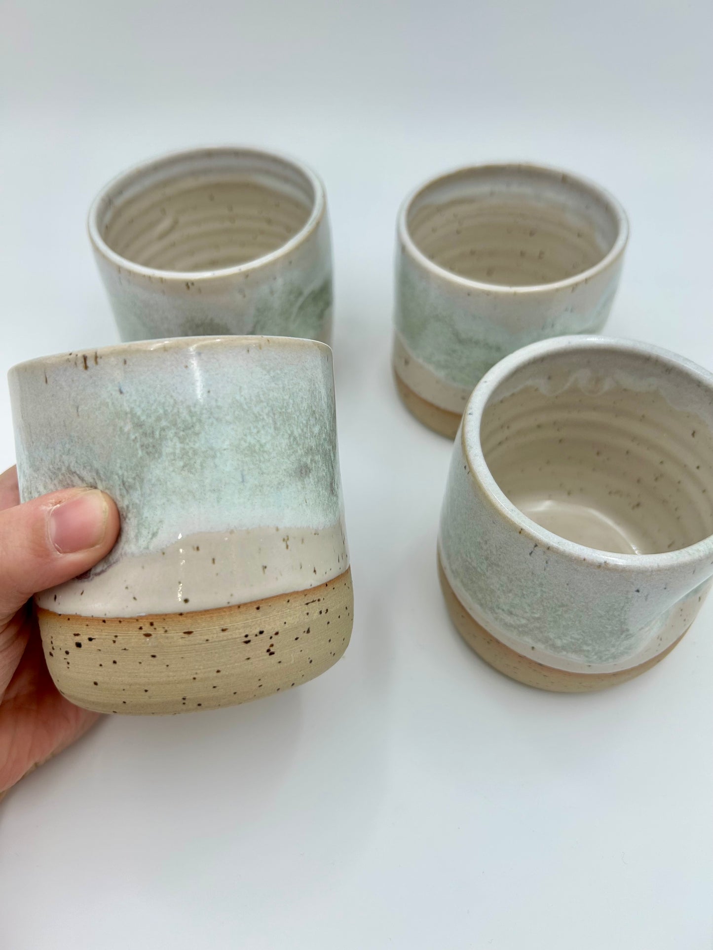 Thumb Tumbler - Reactive Glaze - Various Colours