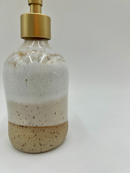 Soap Pump - Umber - Reactive Flowing Glaze - U3