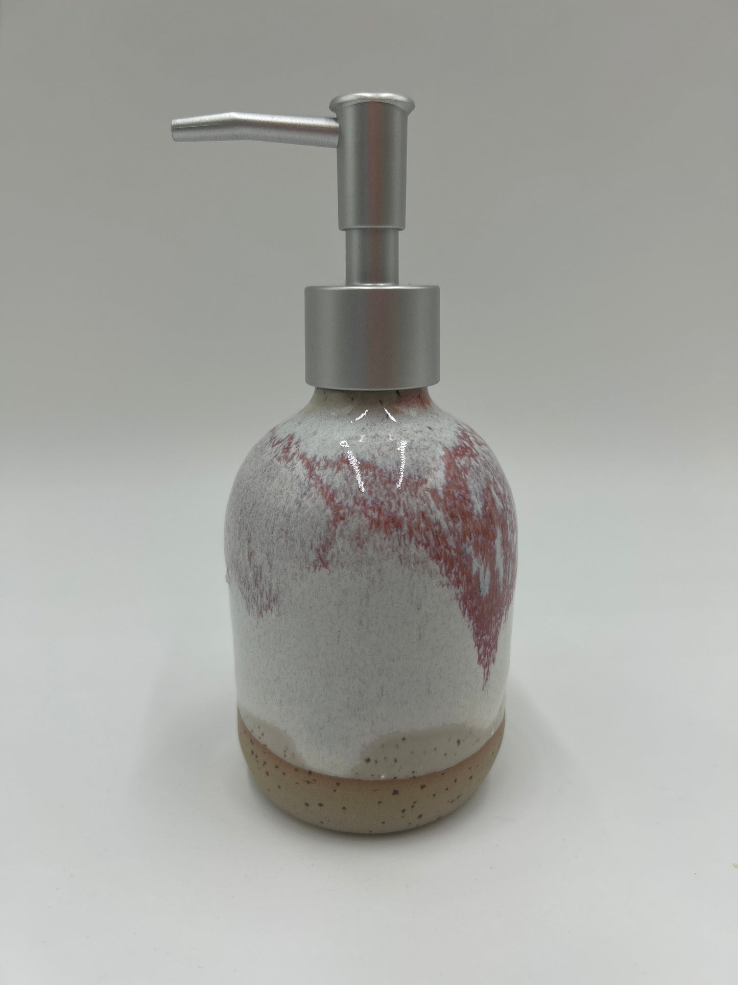 Soap Pump - Plum - Reactive Flowing Glaze - P1