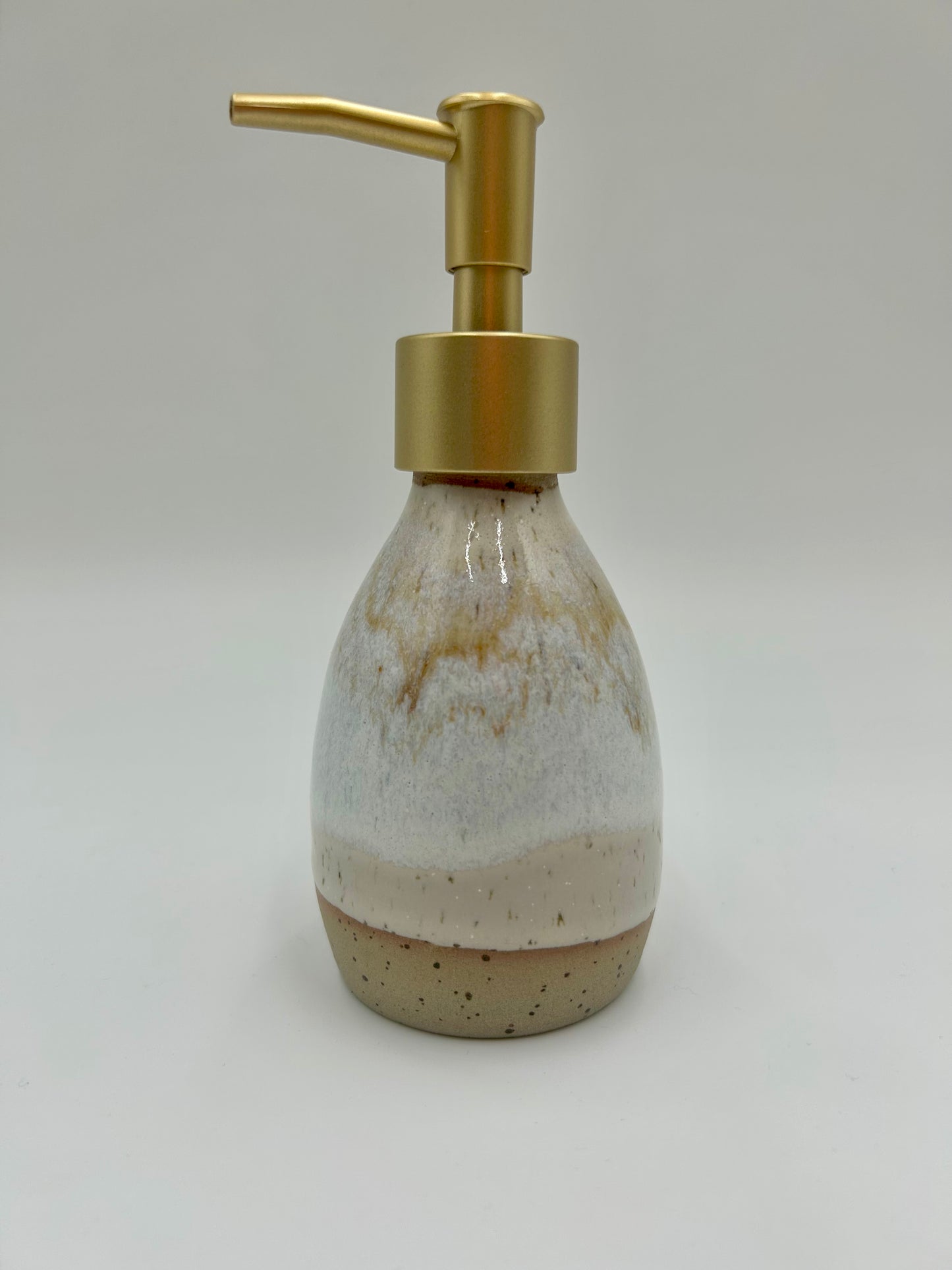 Soap Pump - Umber - Reactive Flowing Glaze - U1