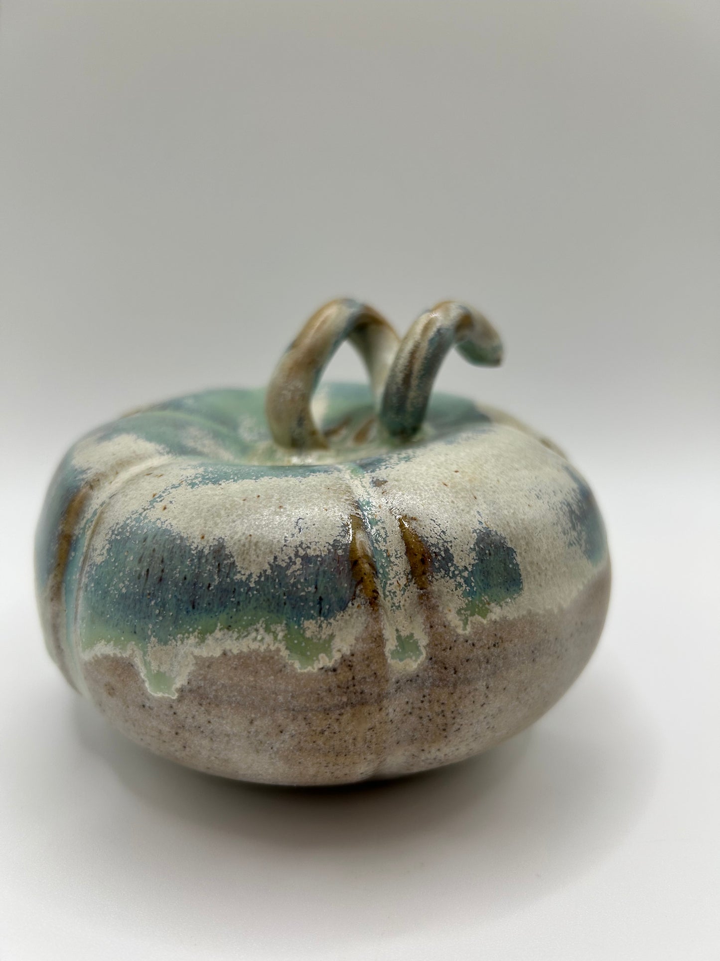 Pumpkin #13 - Large Green Tea and Alabaster
