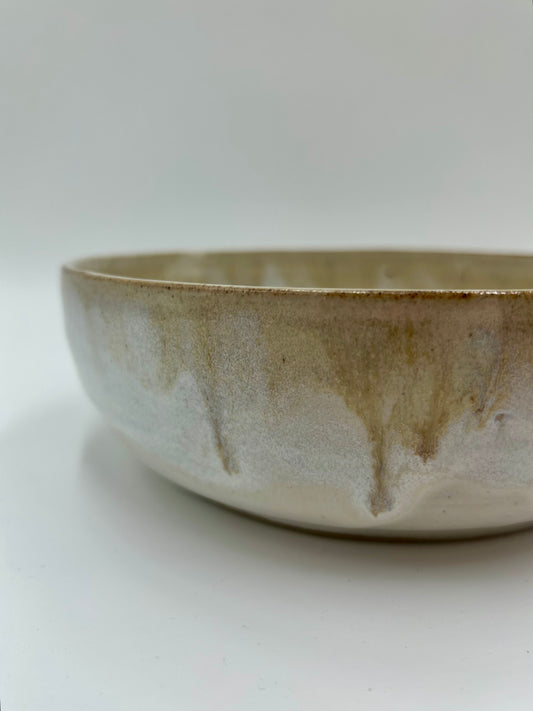 Prep + Salad Bowl with Garlic Grater - Umber