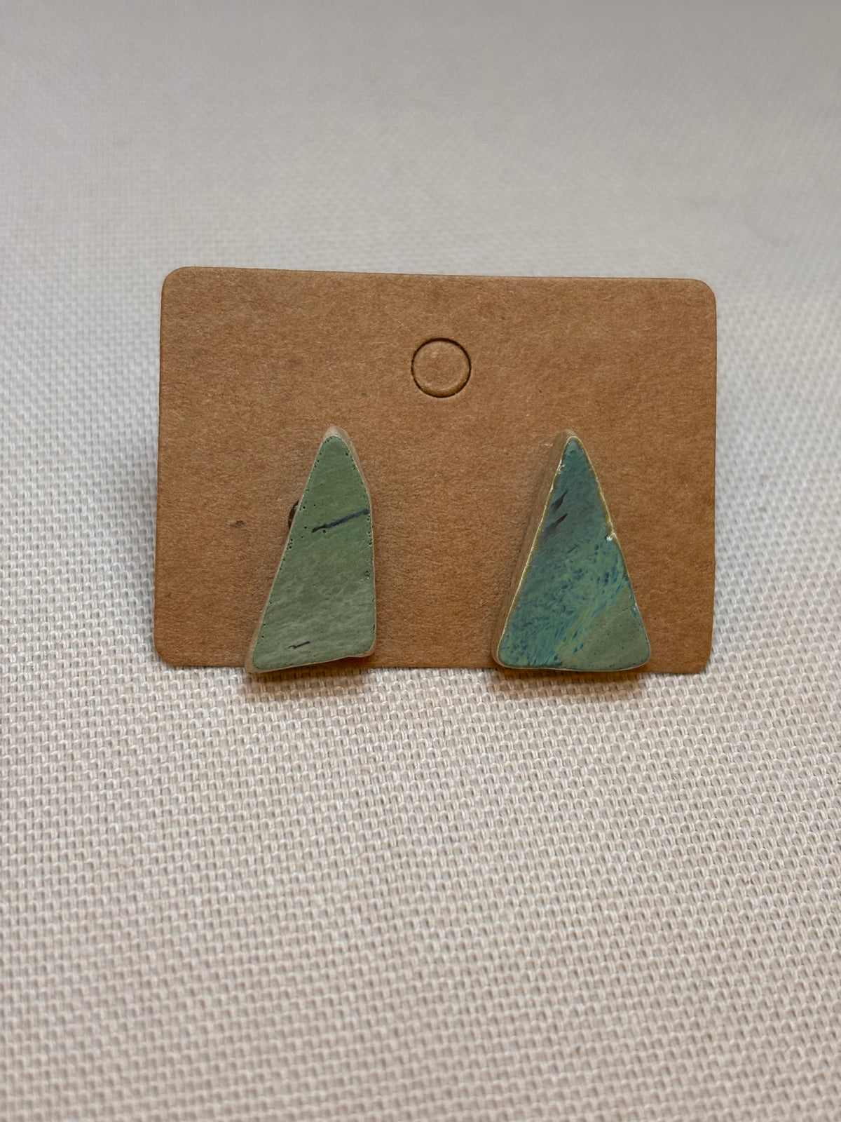 7 - Pottery Piece Stud Earrings