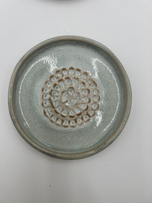 Garlic Grater Plate - Sage