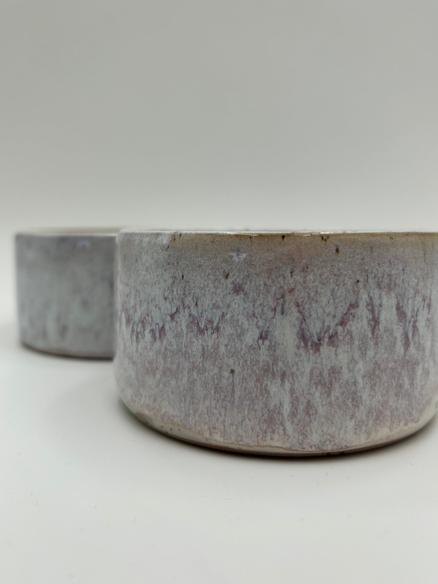 Flat White Mug - Low and Wide Stoneware Mug - Various Colours