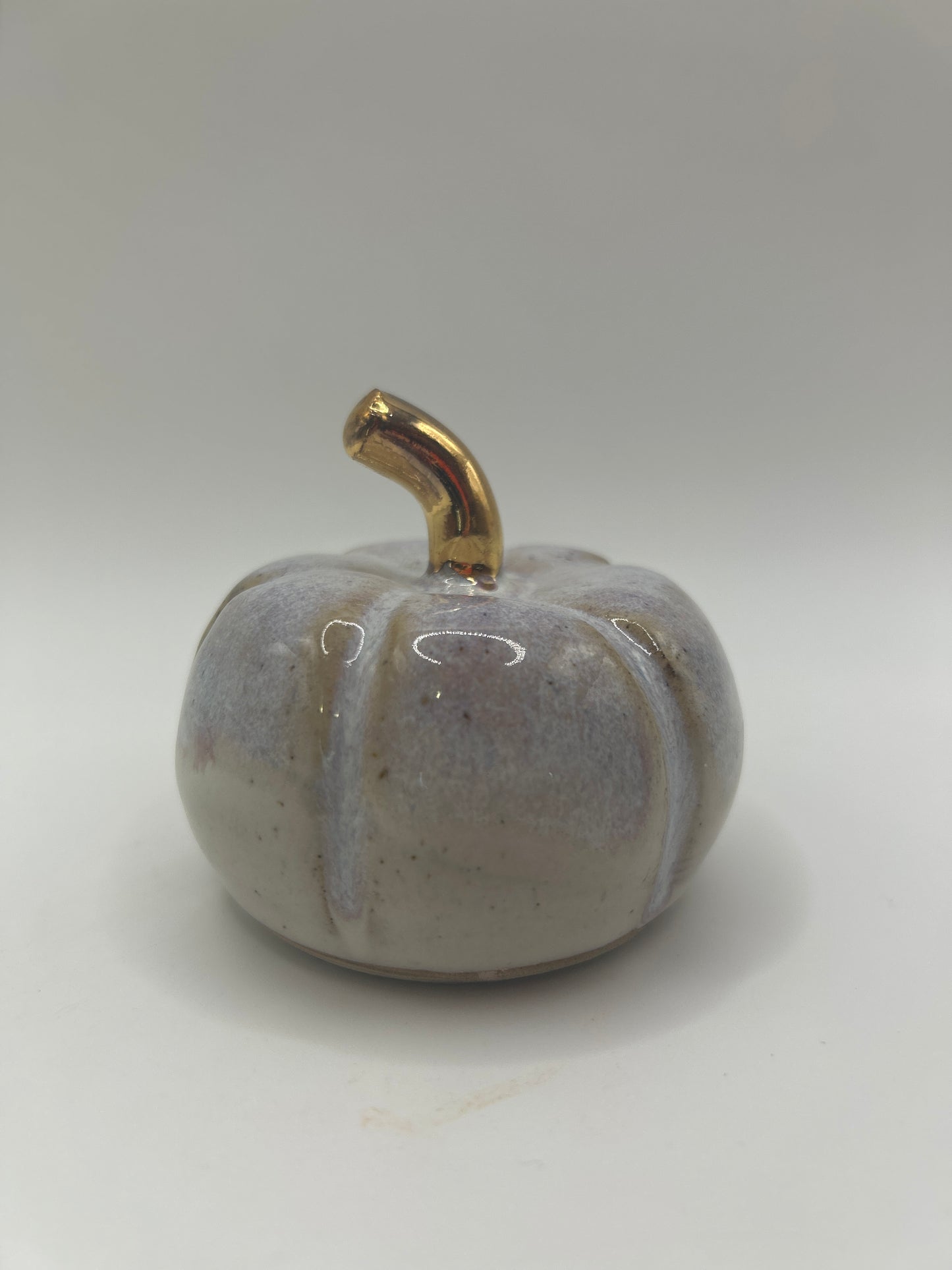 Pumpkin #23 - Small Lavender and Gold