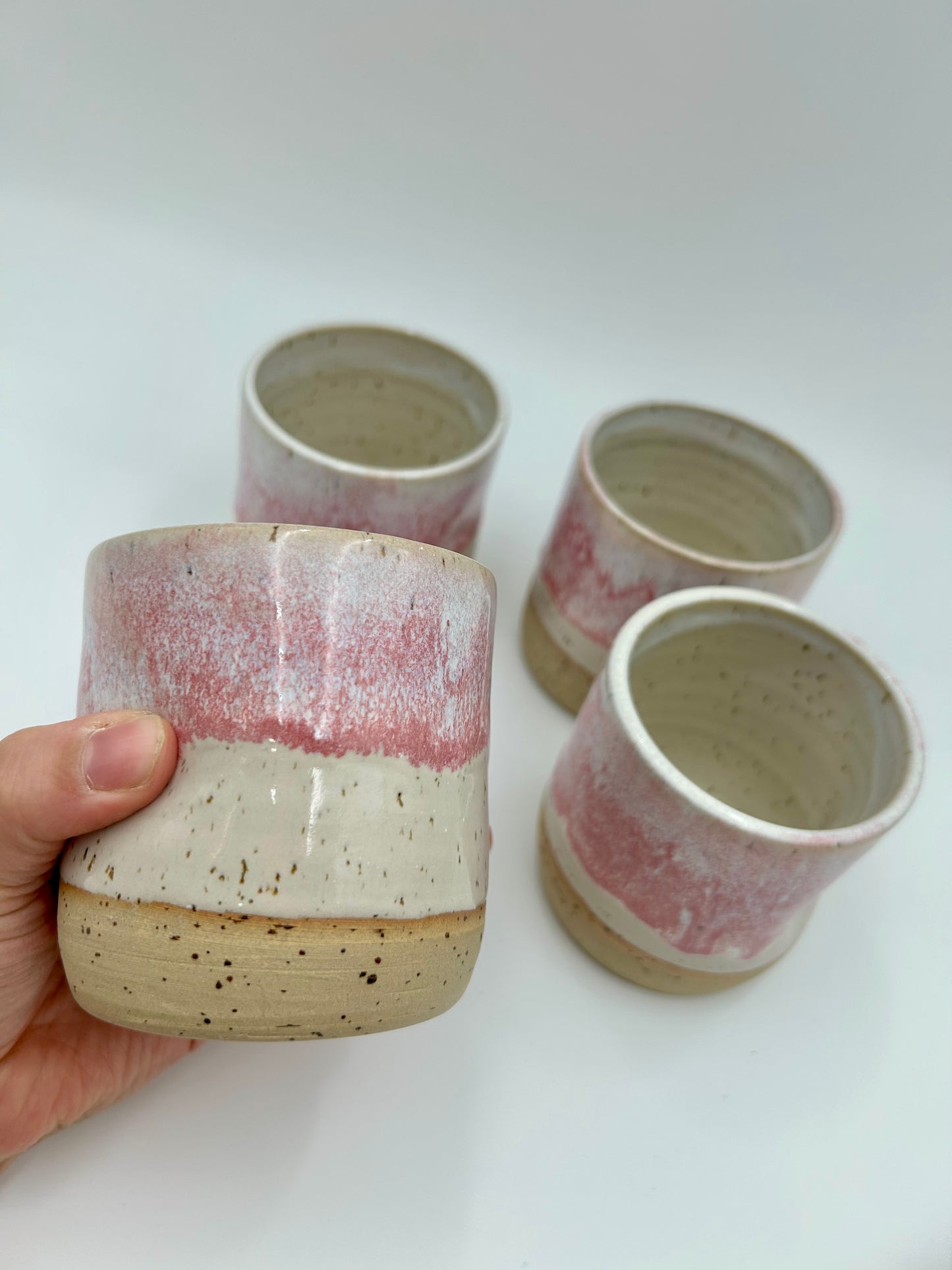 Thumb Tumbler - Reactive Glaze - Various Colours
