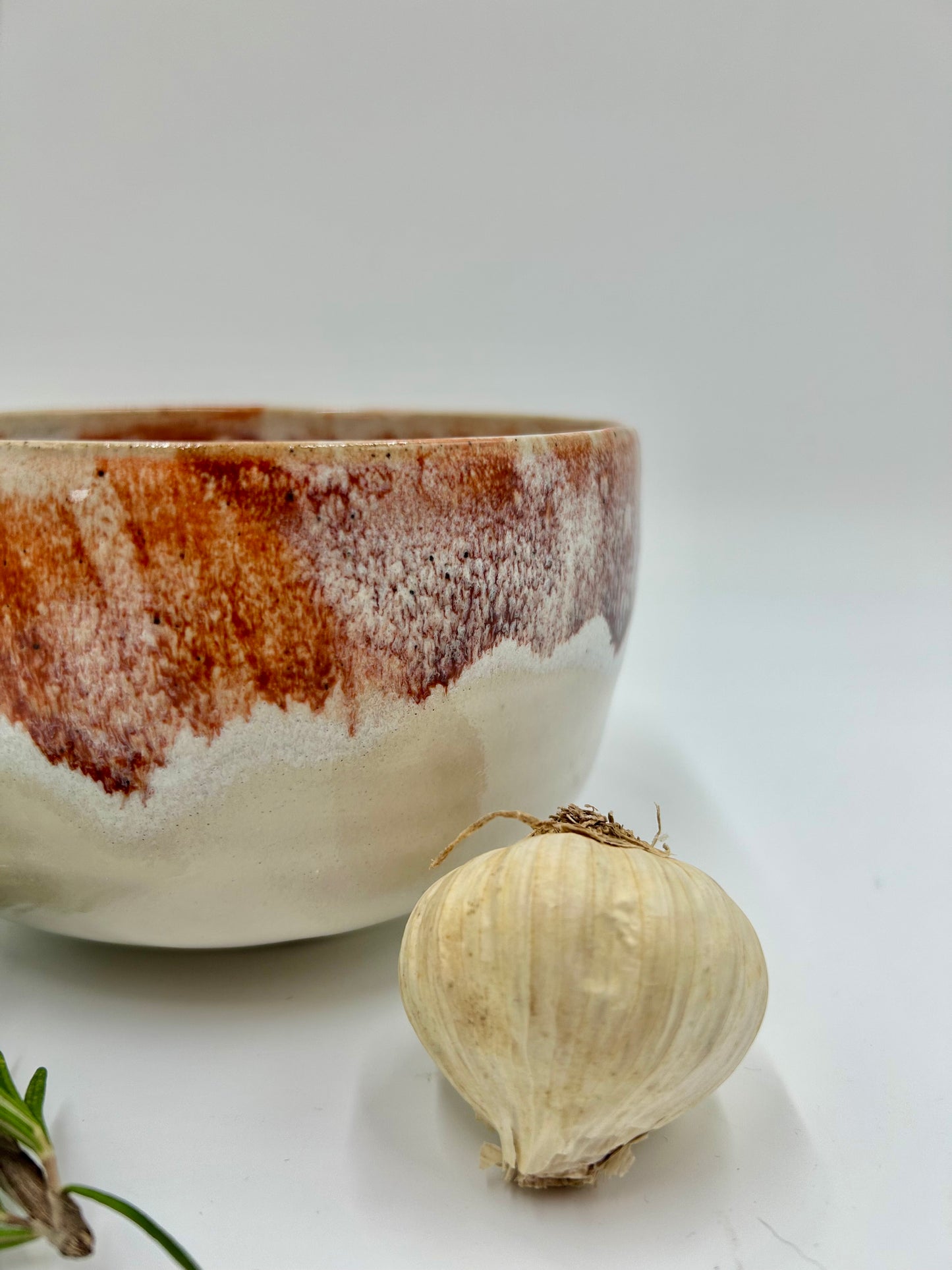 Prep + Marinade Bowl with Herb Stripper, Garlic Grater - Sienna