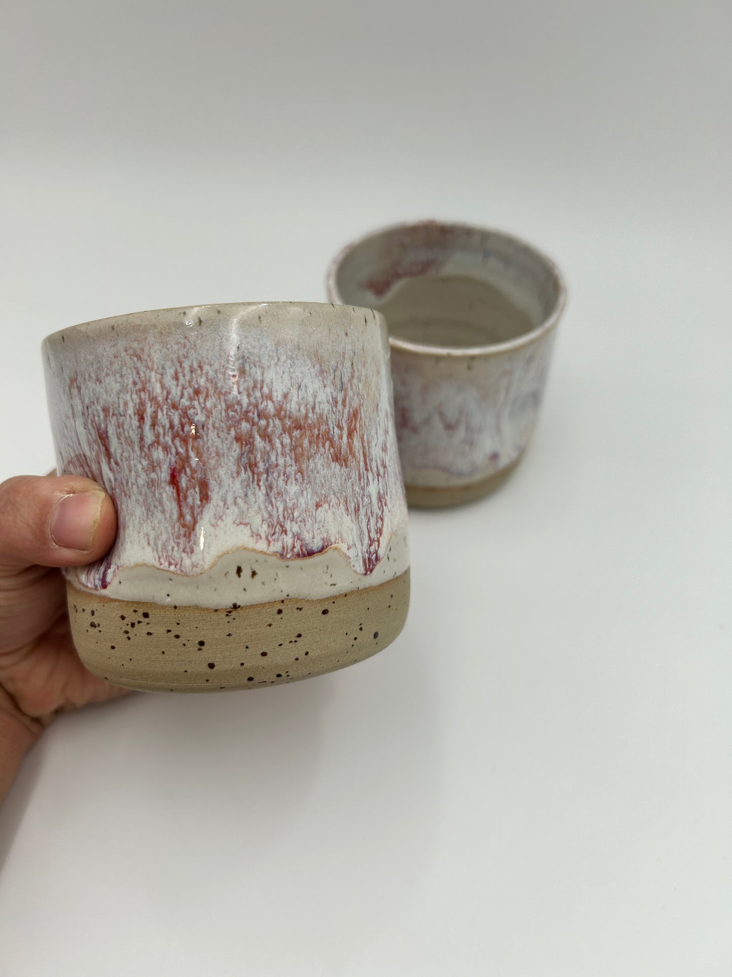 Thumb Tumbler - Reactive Glaze - Various Colours