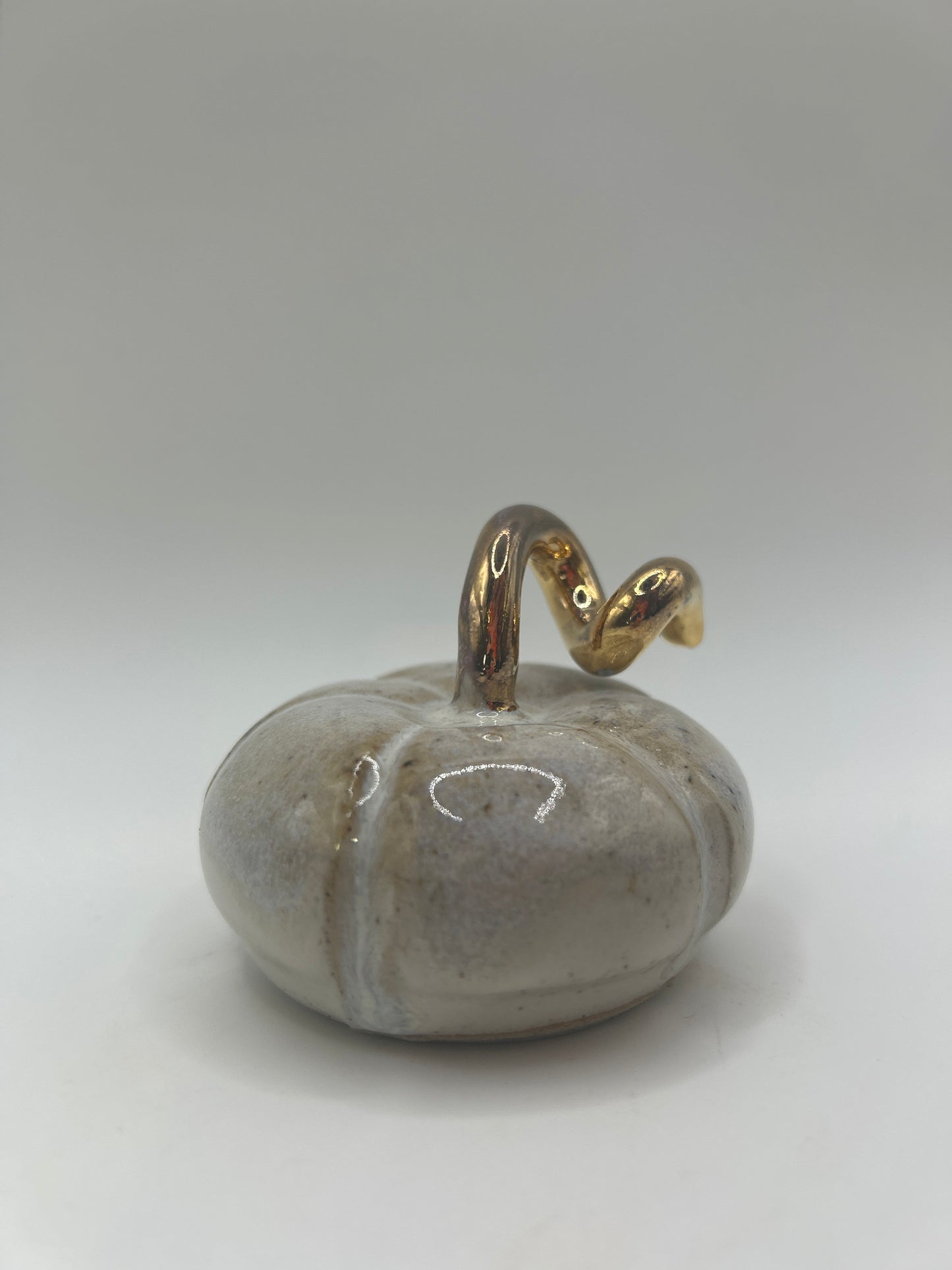Pumpkin #25 - Small Umber and Gold