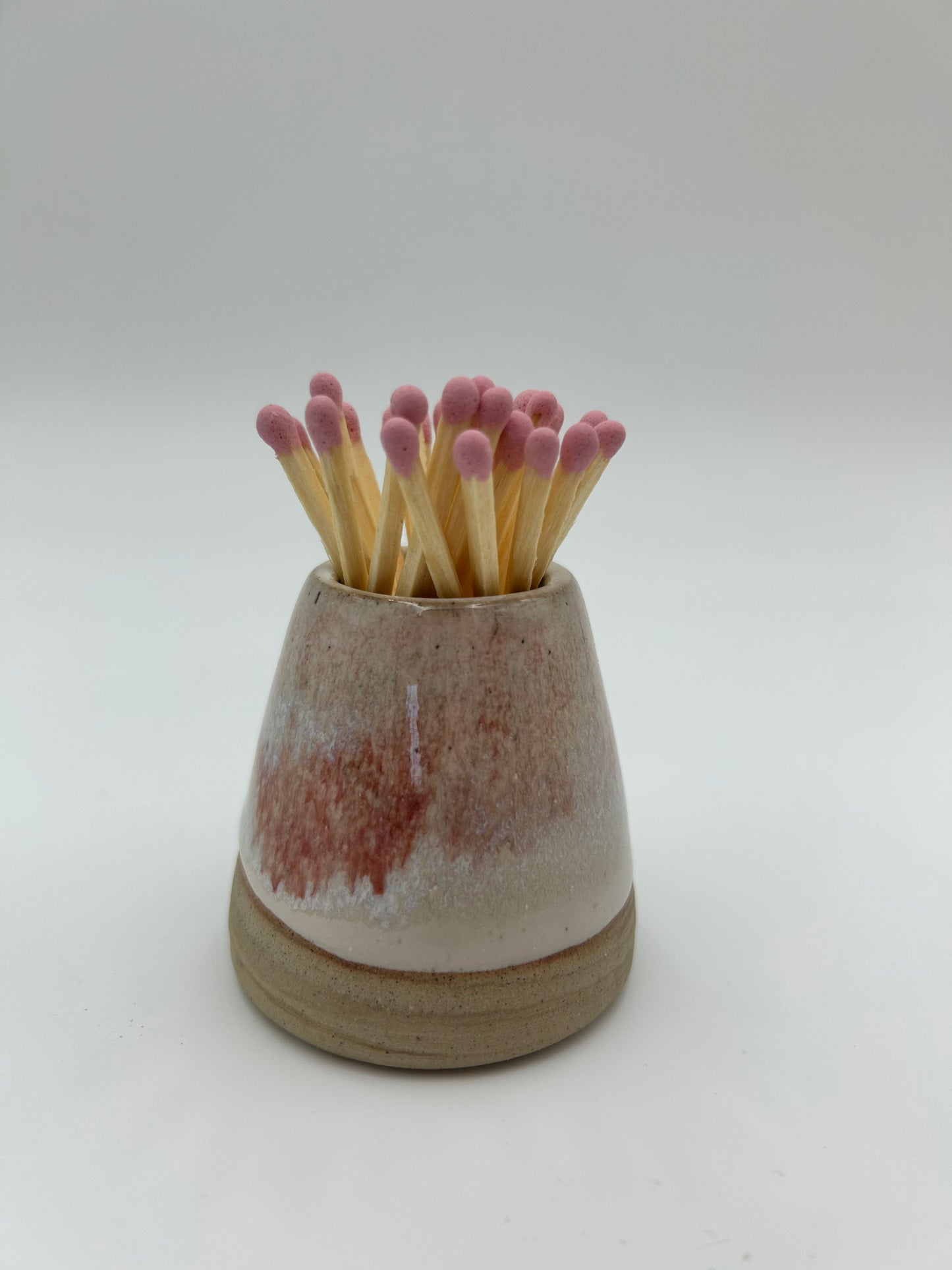 Matchstick Holder with Strike Pad - Various Colours