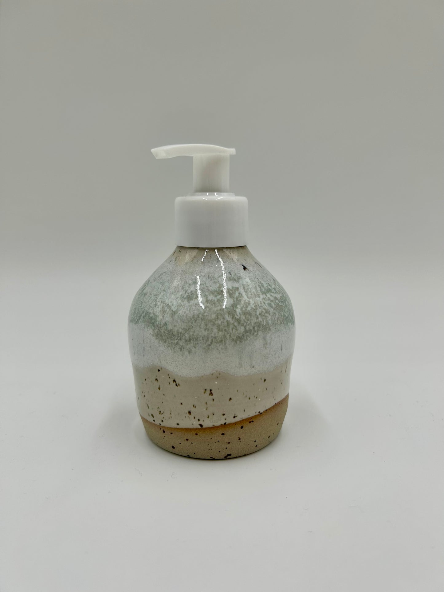 Soap Pump - Sage - Reactive Flowing Glaze - S1