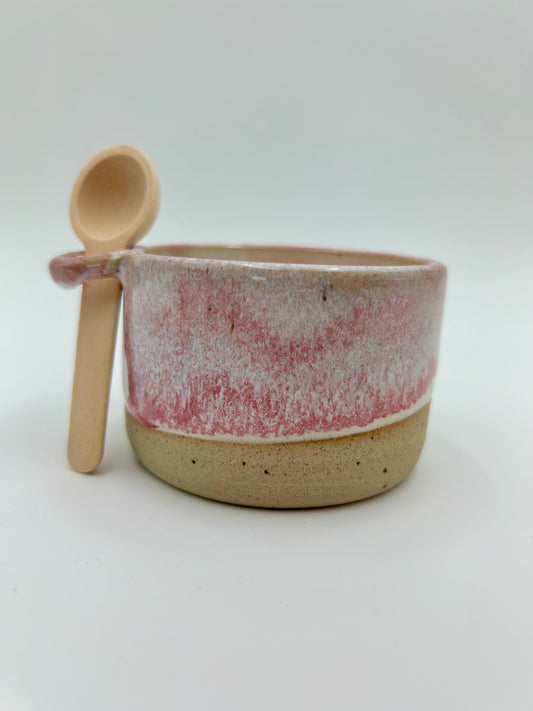 Salt Pot Gift Set - Pot, Salt & Spoon