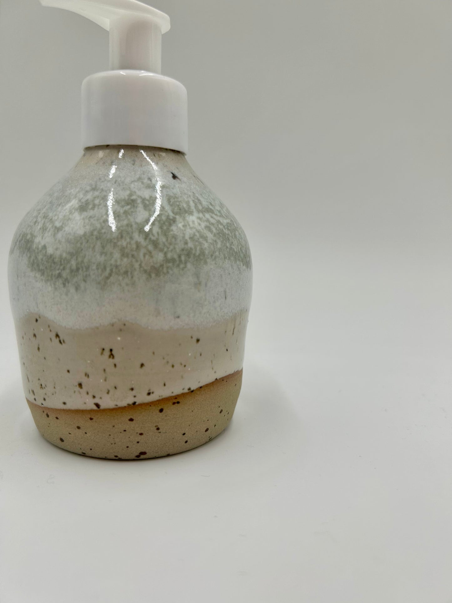 Soap Pump - Sage - Reactive Flowing Glaze - S1
