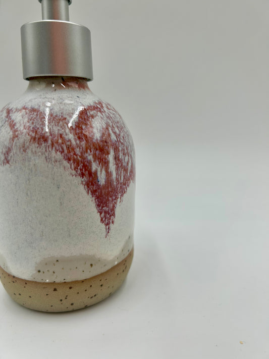 Soap Pump - Plum - Reactive Flowing Glaze - P1