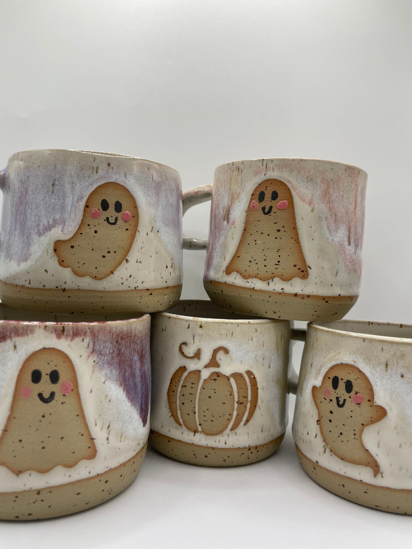 Ghost & Pumpkin Mugs - Custom Pre Order