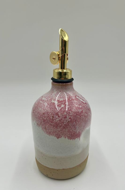 Olive Oil Pourer - Raspberry Thumb