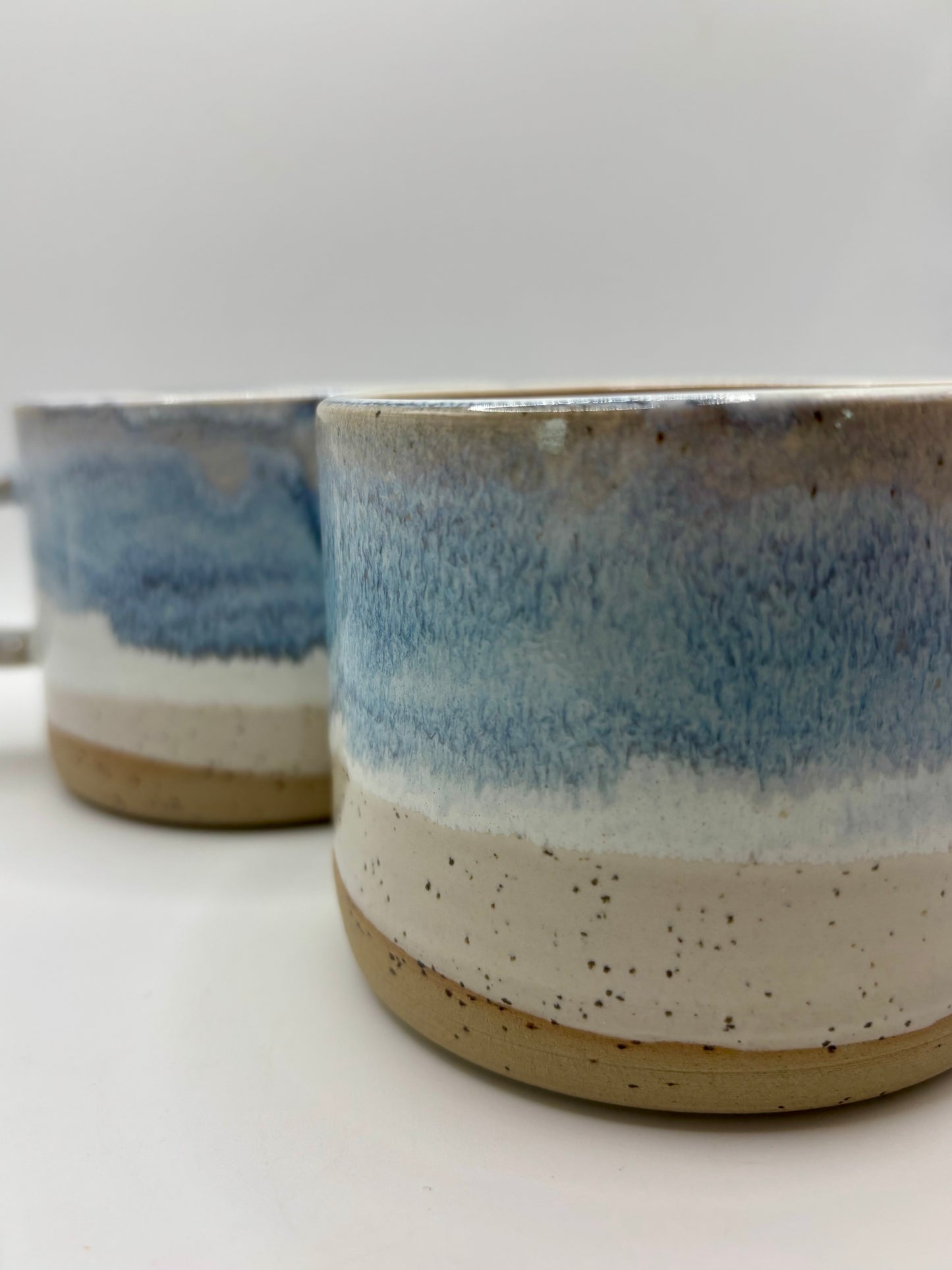 Medium Mug - Reactive Glaze - Blue Sea