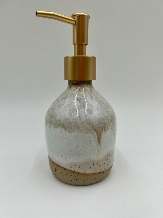 Soap Pump - Umber - Reactive Flowing Glaze - U2