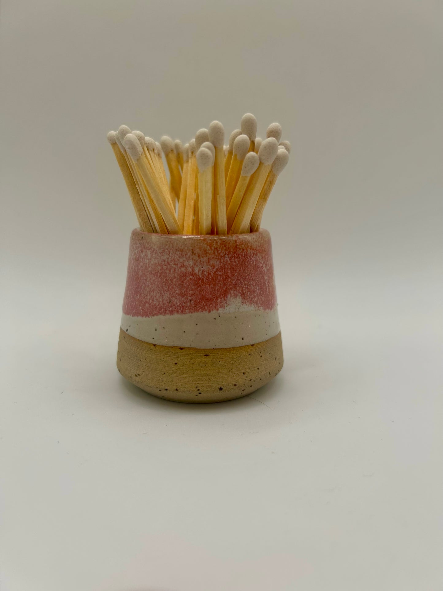 Matchstick Holder with Strike Pad - Various Colours