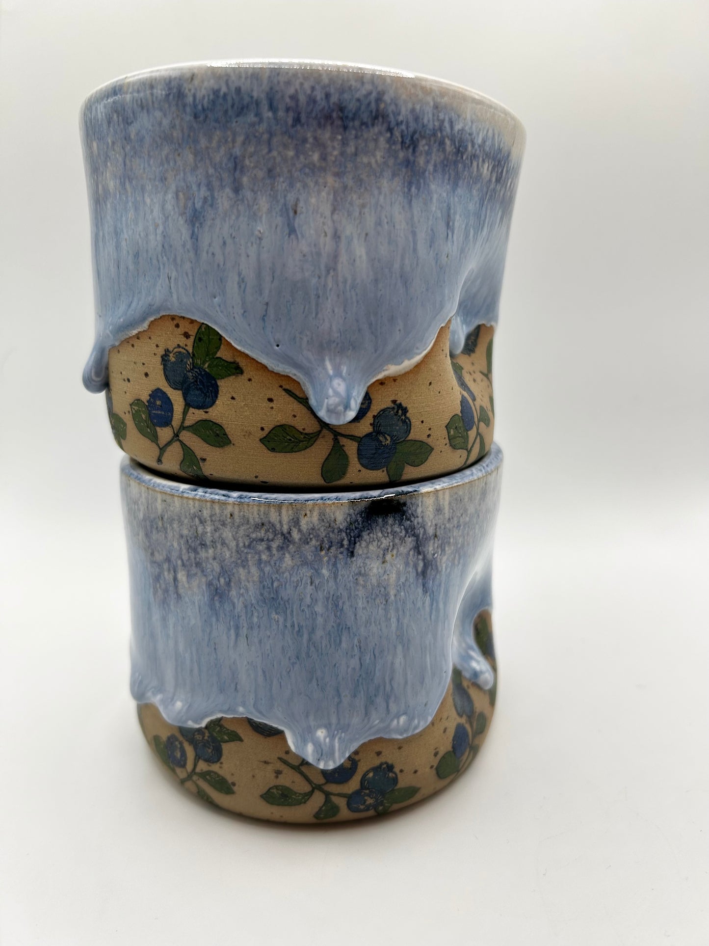 Fruity Handle Less Mug - Blueberries