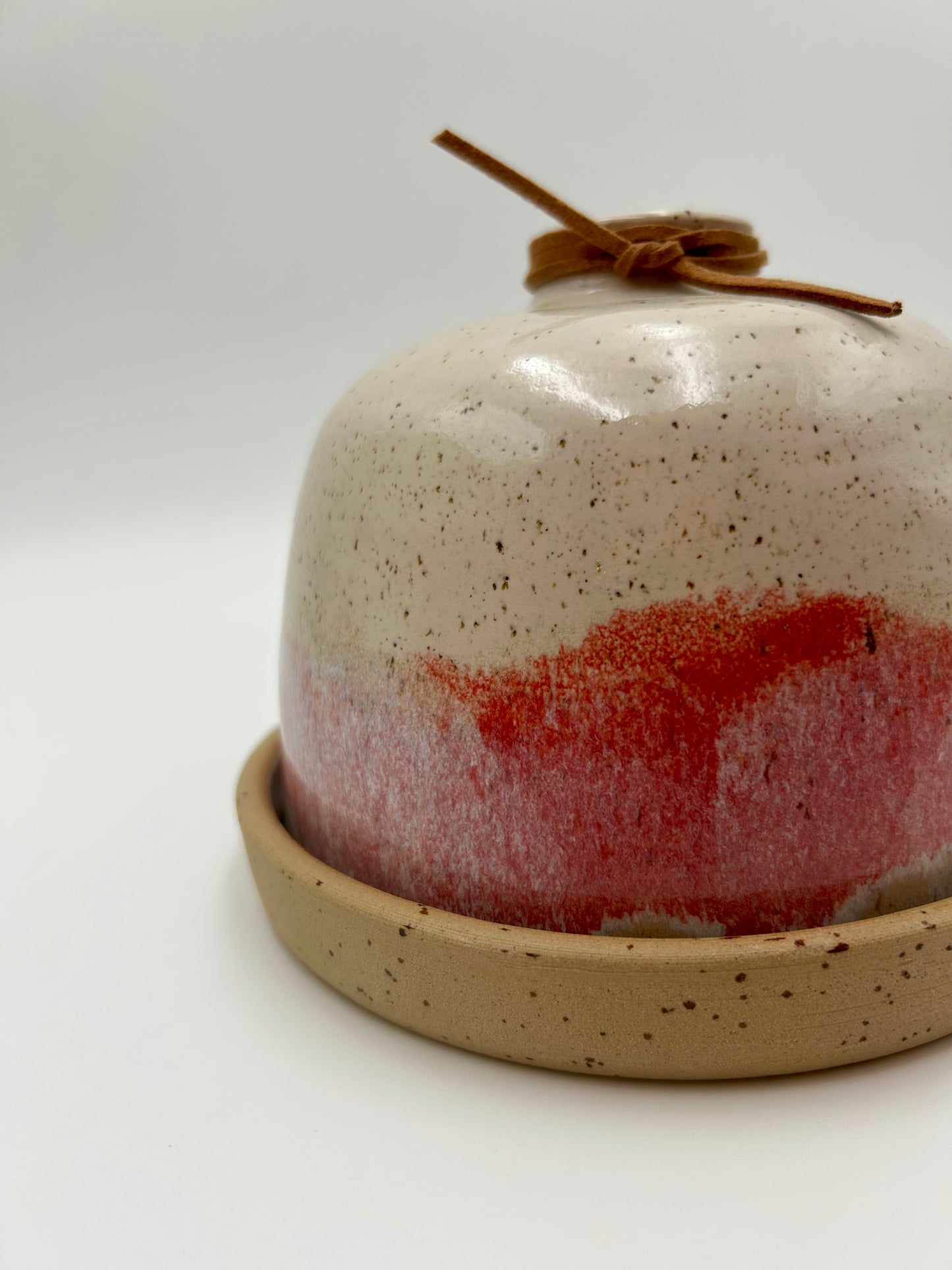 Butter Dish - Raspberry