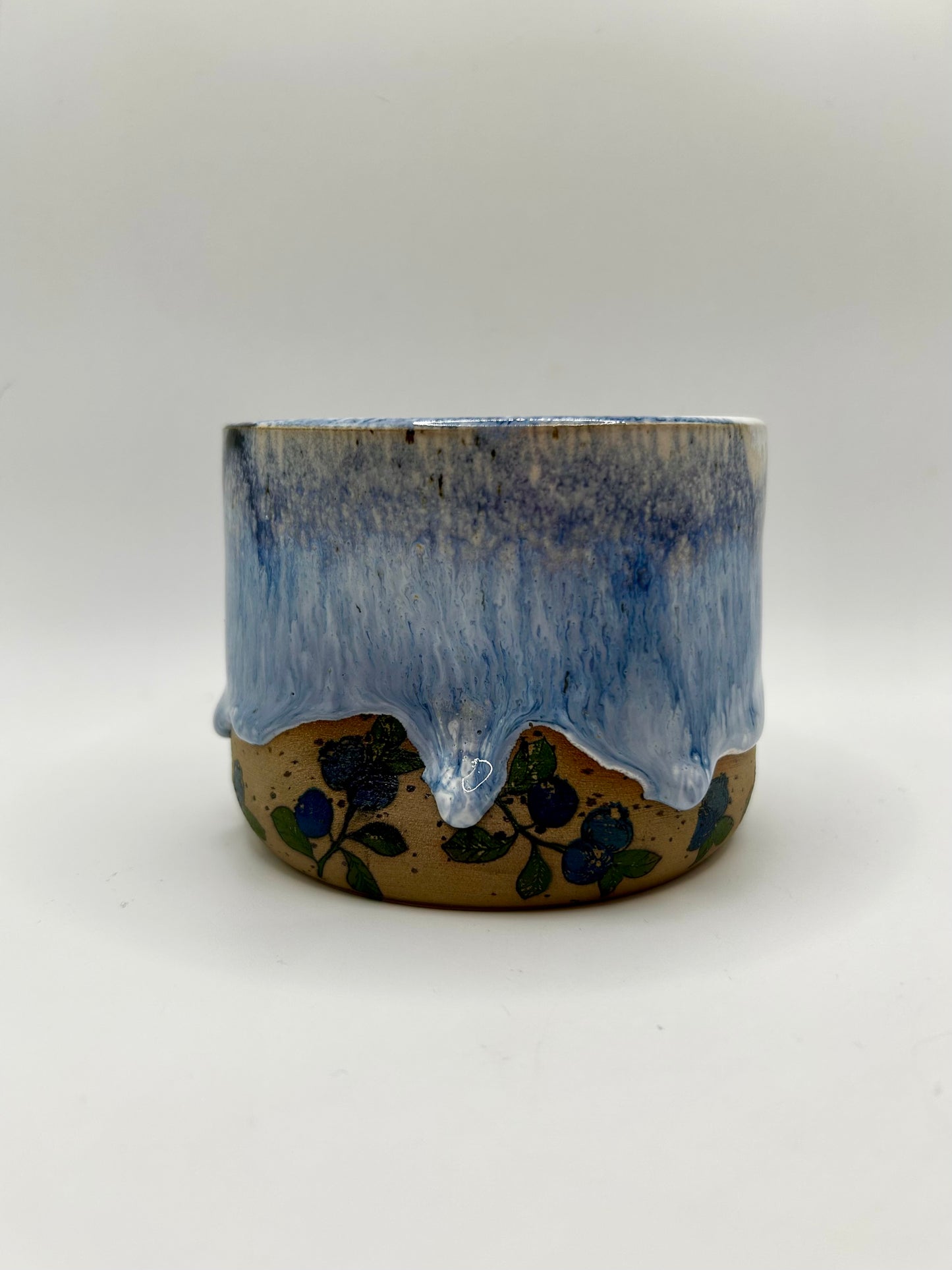 Fruity Handle Less Mug - Blueberries