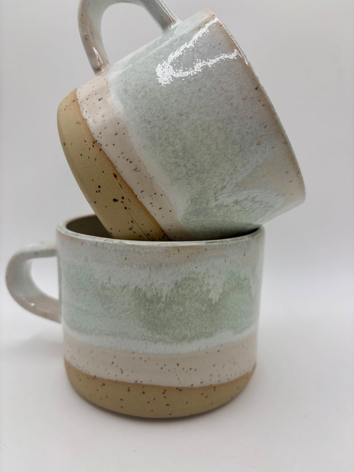 Medium Mug - Reactive Glaze - Sage