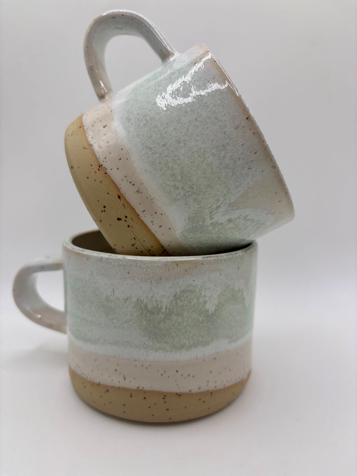 Medium Mug - Reactive Glaze - Sage