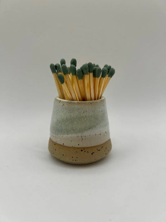 Matchstick Holder with Strike Pad - Various Colours