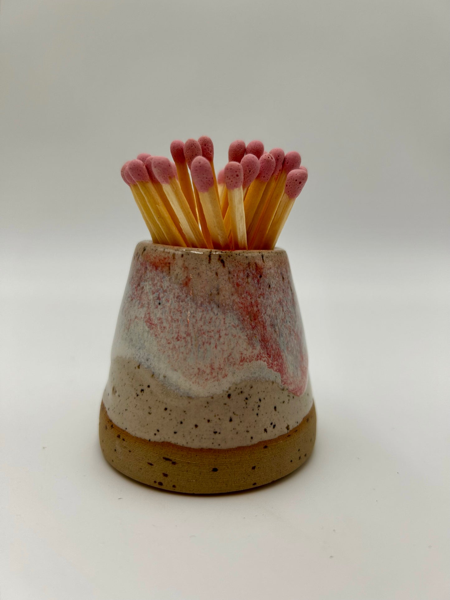 Matchstick Holder with Strike Pad - Various Colours