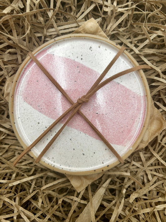 Set of Two Coasters - Pink 2