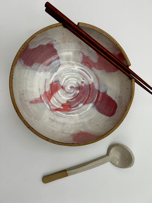 Ramen Bowl - Pink and Honey