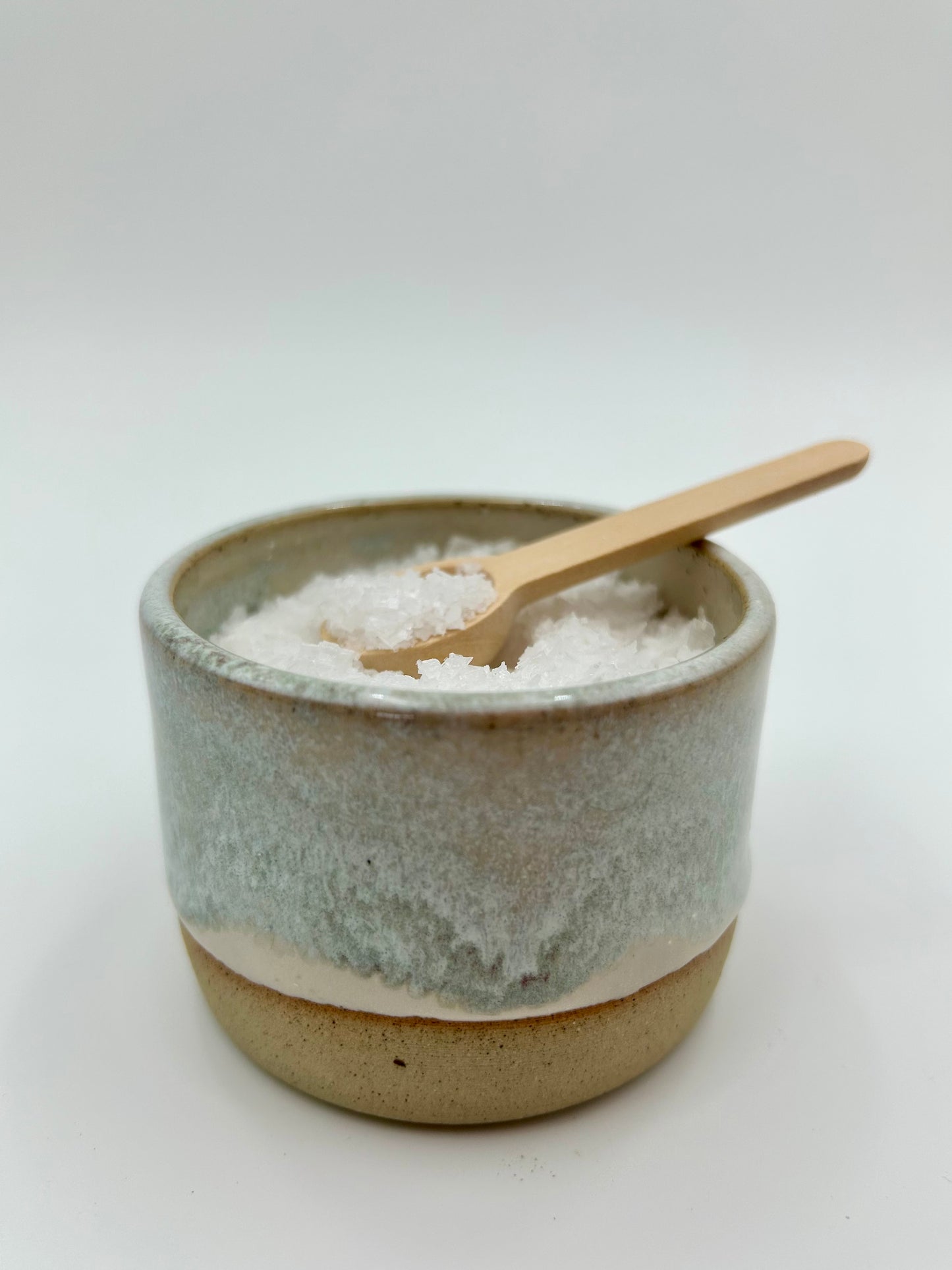 Salt Pot Gift Set - Pot, Salt & Spoon