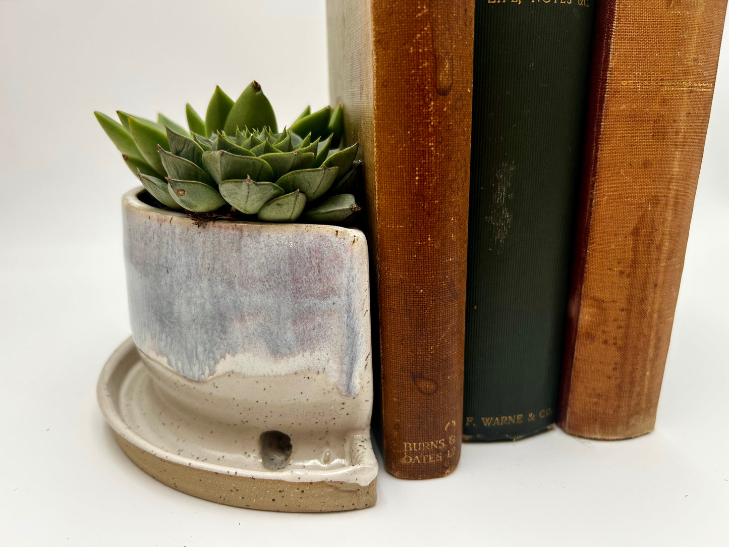 Bookend / Windowsill Planter - Autumn Purple