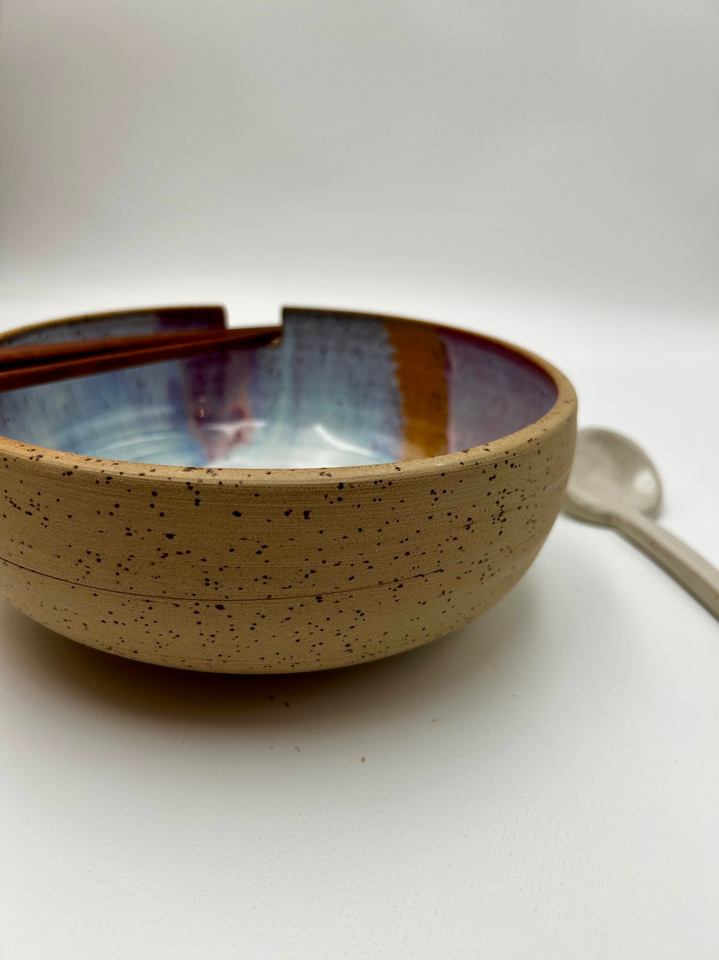 Ramen Bowl - Pink Swirl