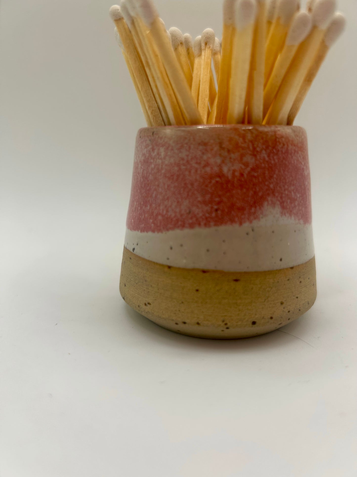 Matchstick Holder with Strike Pad - Various Colours