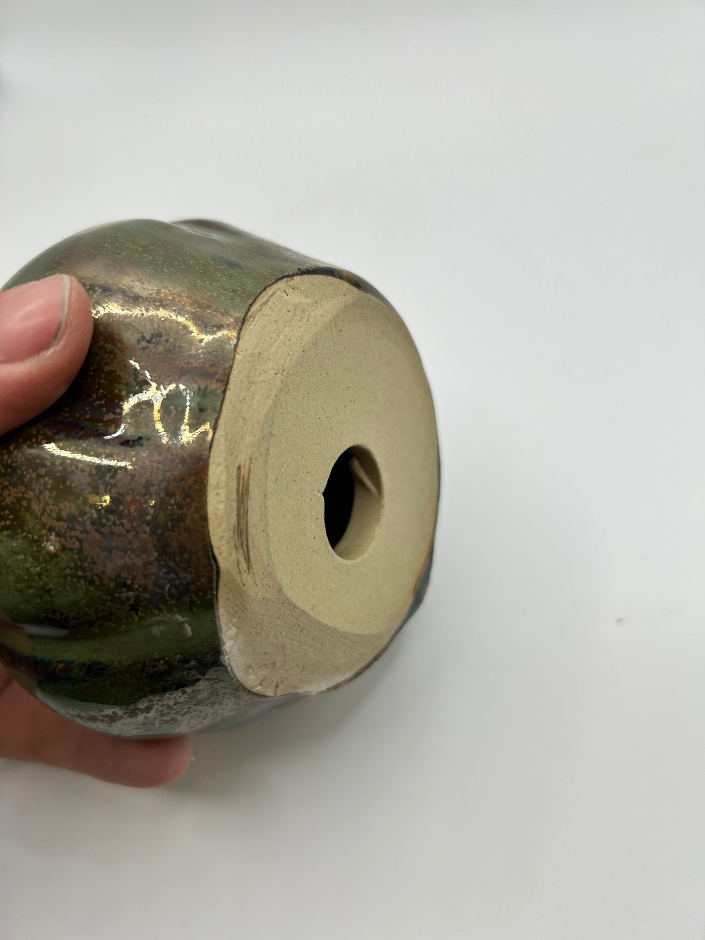 Pumpkin #18 - Medium Metallic Green