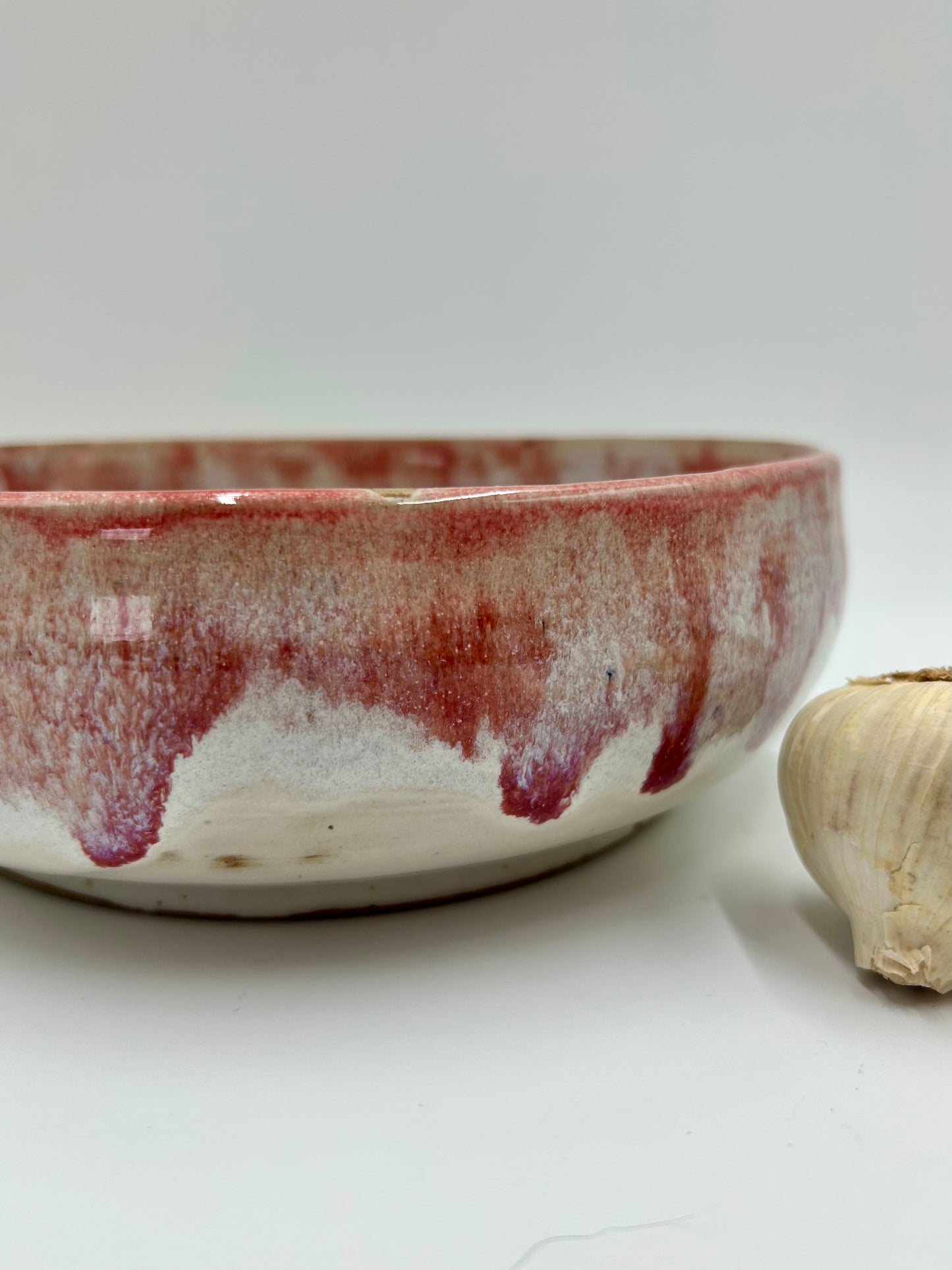 Prep + Salad Bowl with Garlic Grater - Plum