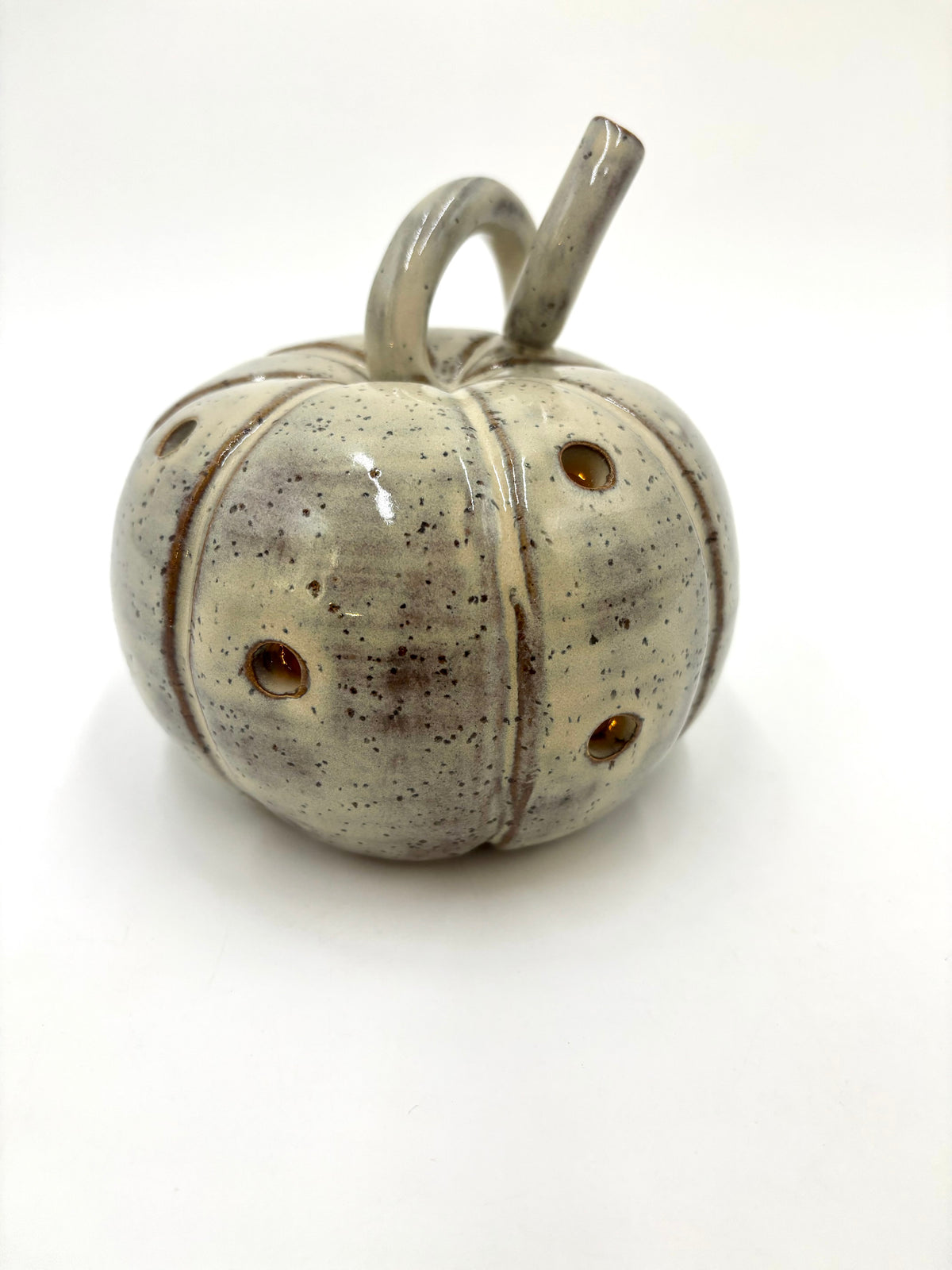Pumpkin Luminary - Beige - Large