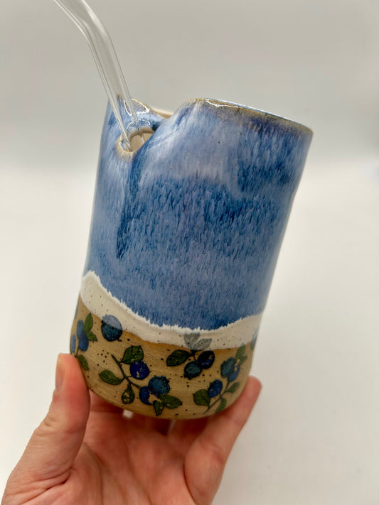 Fruity Straw Cup - Blueberries