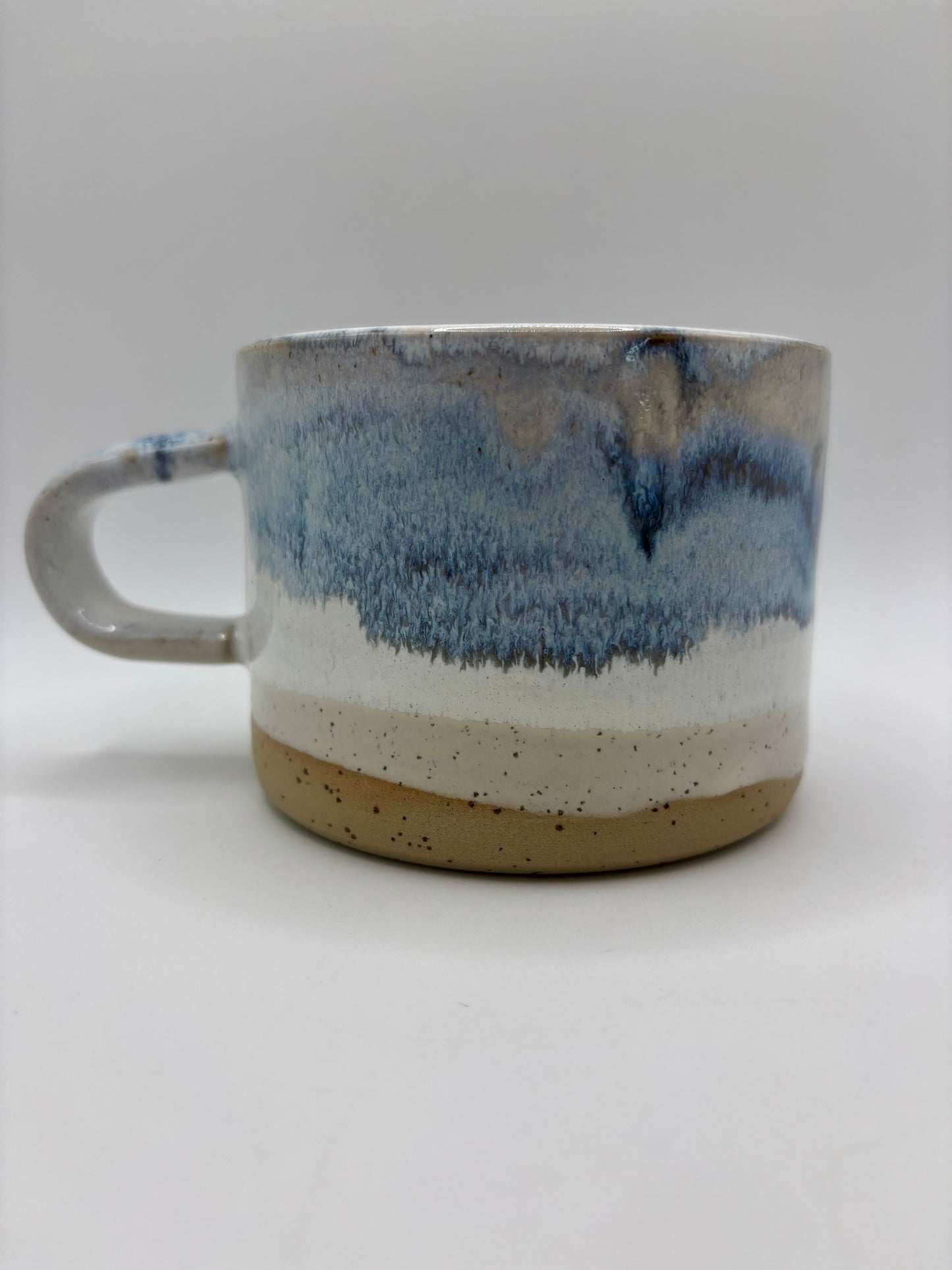 Medium Mug - Reactive Glaze - Blue Sea