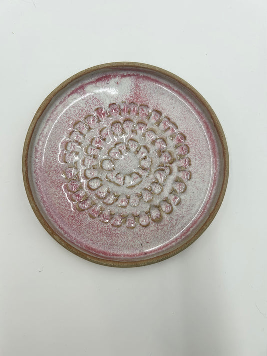 Garlic Grater Plate - Raspberry