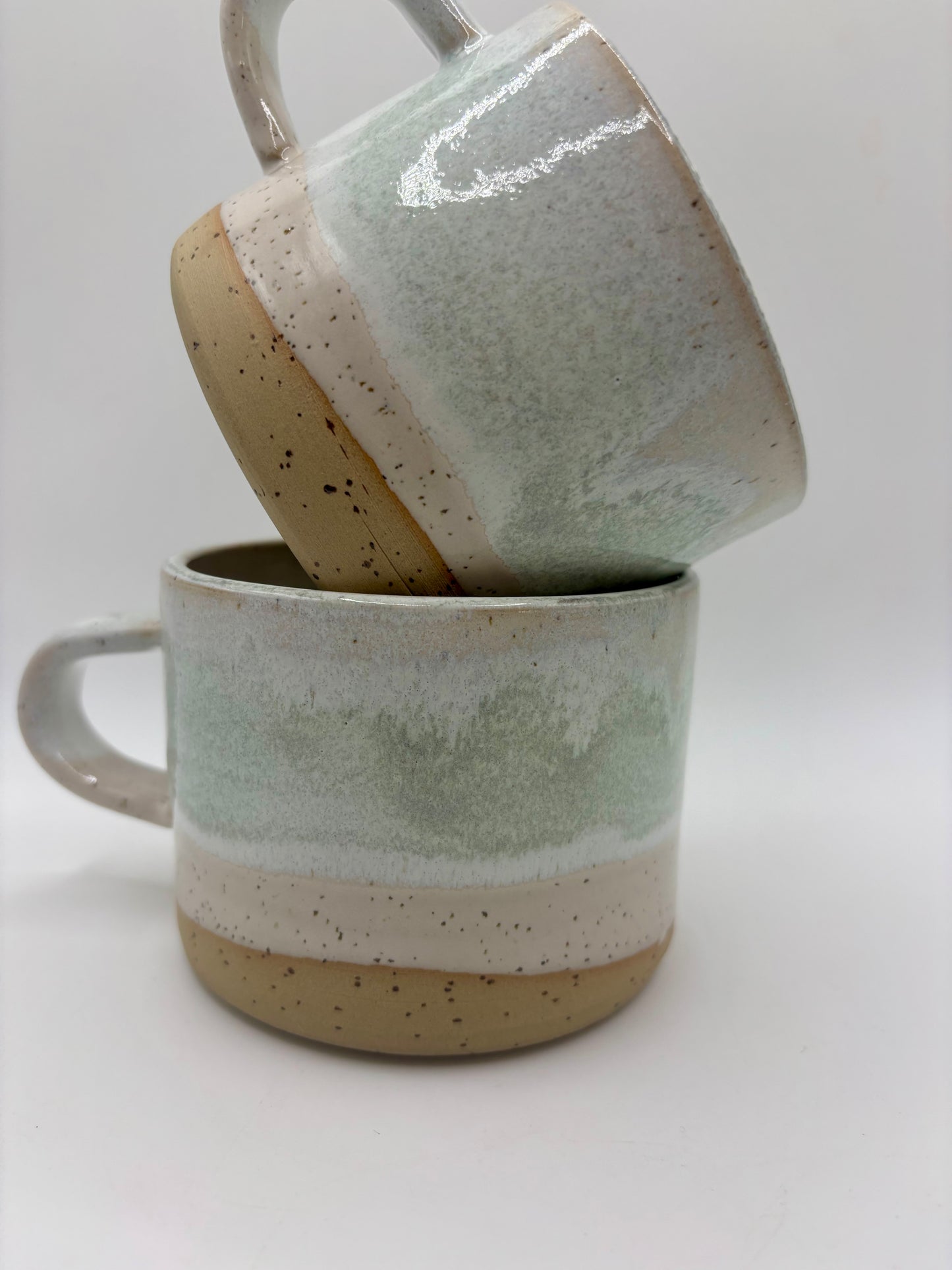 Medium Mug - Reactive Glaze - Sage
