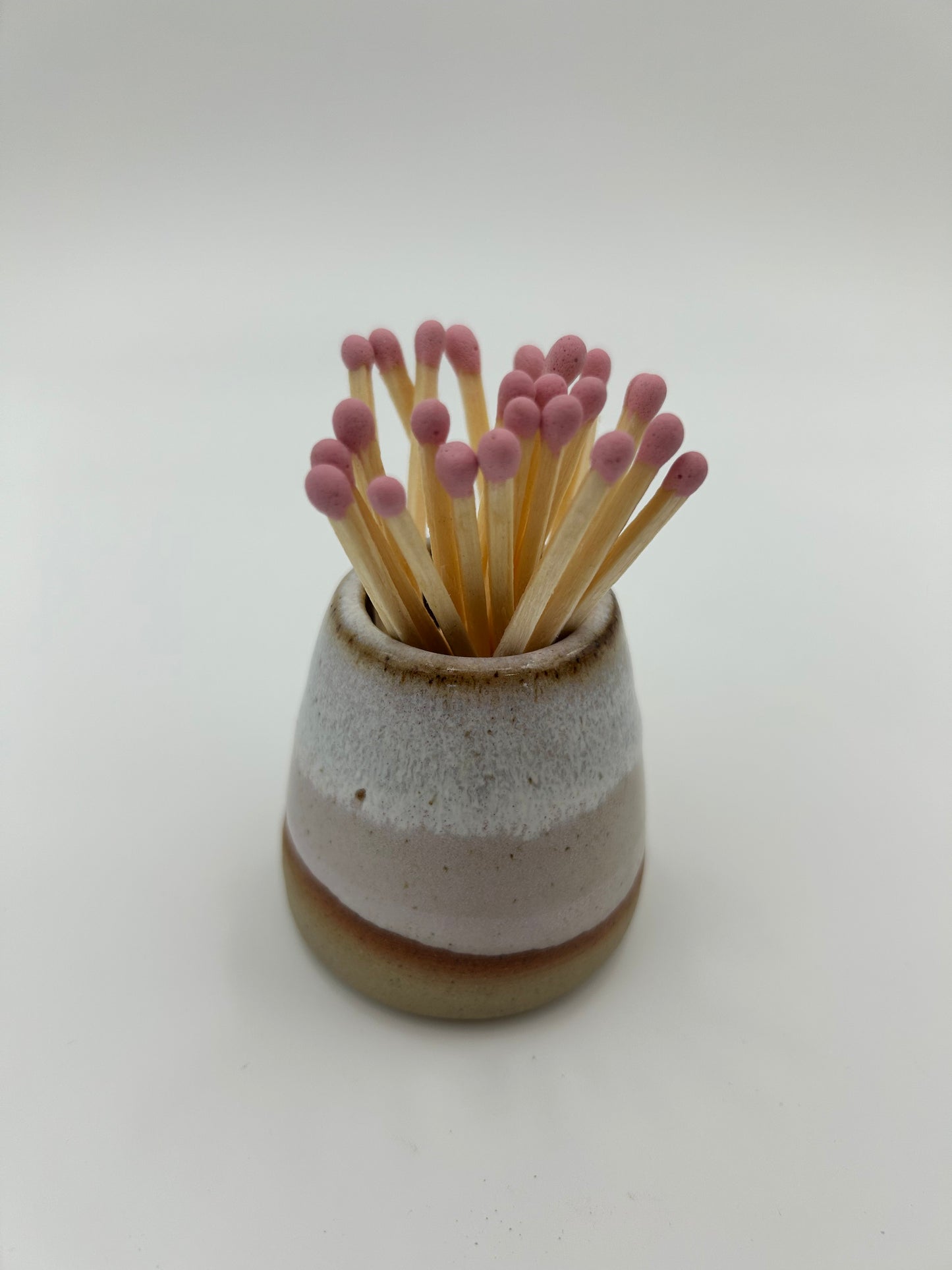 Matchstick Holder with Strike Pad - Various Colours